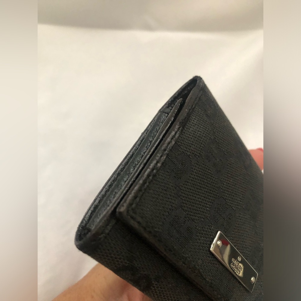 Gucci Black Monogram Wallet - Picture 14 of 15